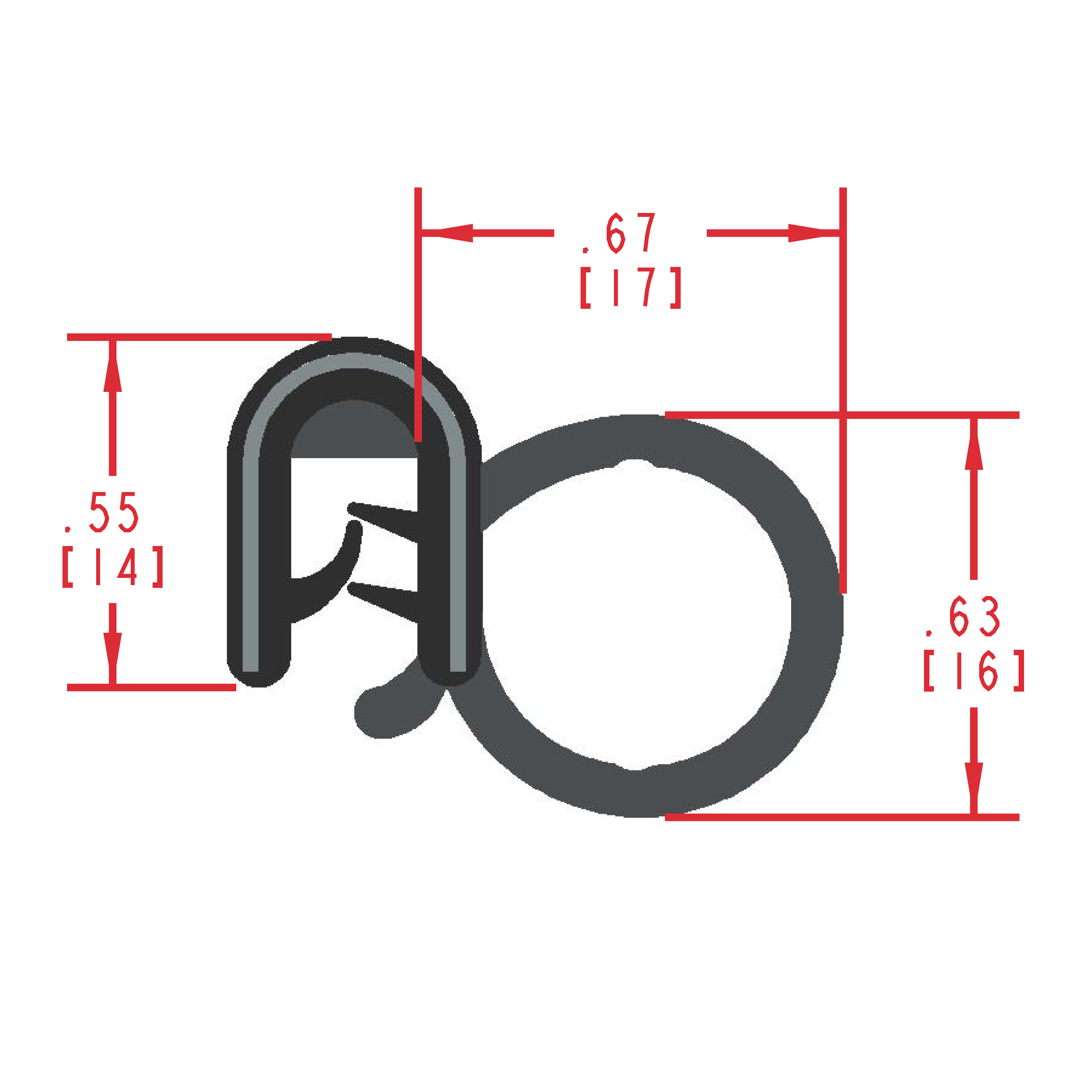 Side Bulb Rubber Seals | Ebco, Inc | 847-531-9500